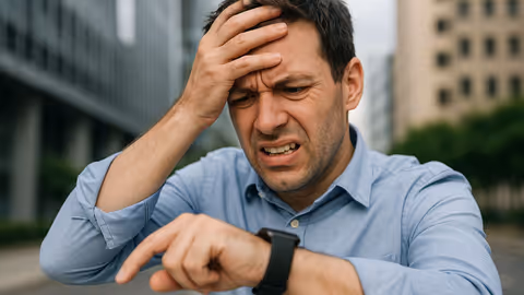 A user frustrated it's smartwatch is protesting