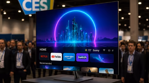 A TV using AI